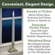 Battery Operated LED Taper Window Candles with Timer, Remote Control, Warm White Flicker or Steady On (VTR1660, Pack of 4) Battery Operated LED Taper Window Candles with Timer, Remote Control, Warm White Flicker or Steady On (VTR1660, Pack of 4)